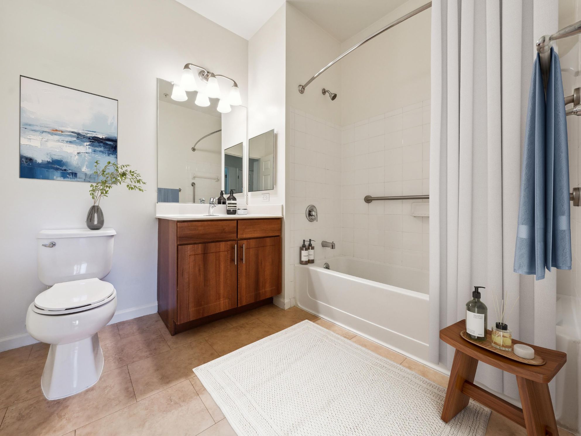 Halstead Norwalk apartment bathroom - Norwalk, CT